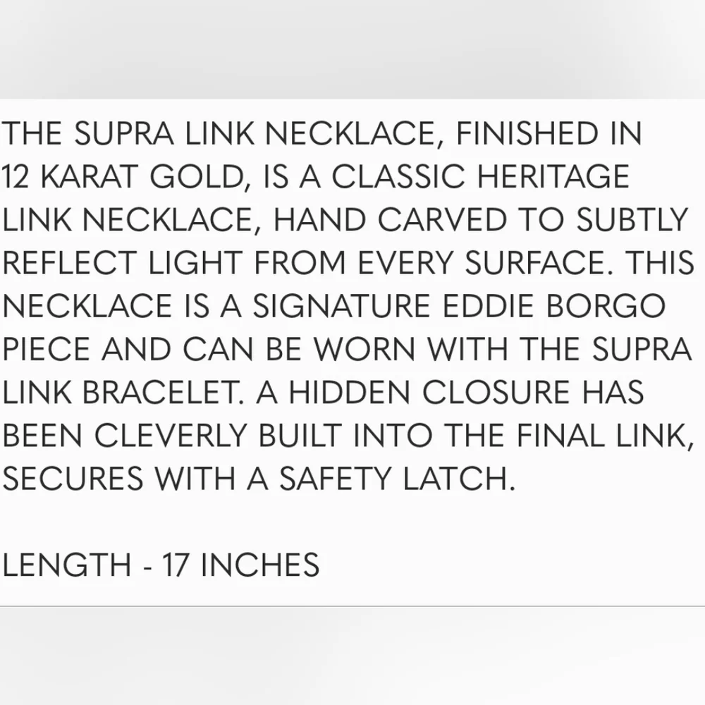 EDDIE BORGO - Chain Link Necklace - Picture 11 of 11